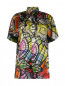 Блуза из шелка с абстрактным узором Jean Paul Gaultier  –  Общий вид
