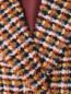 Пальто из буклированной ткани с узором "клетка" Max&Co  –  Деталь