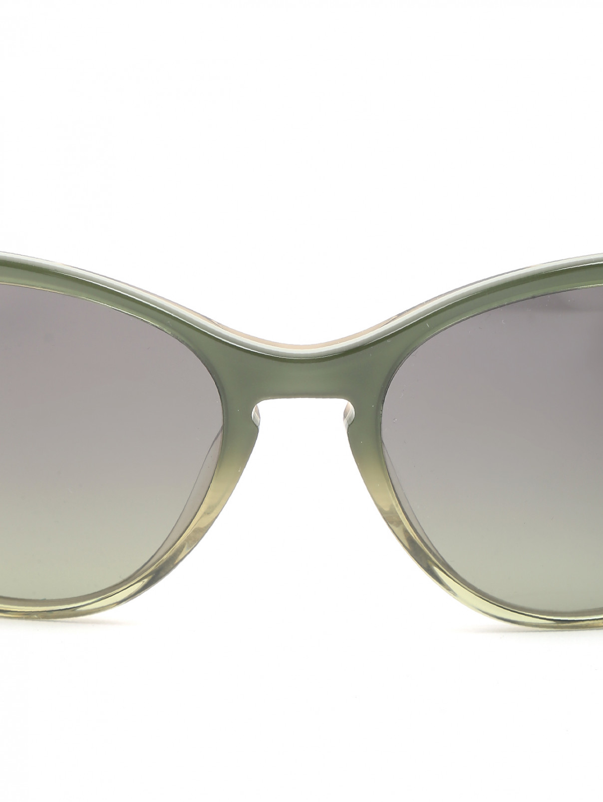 Солнцезащитные очки в пластиковой оправе Oliver Peoples  –  Деталь1  – Цвет:  Зеленый