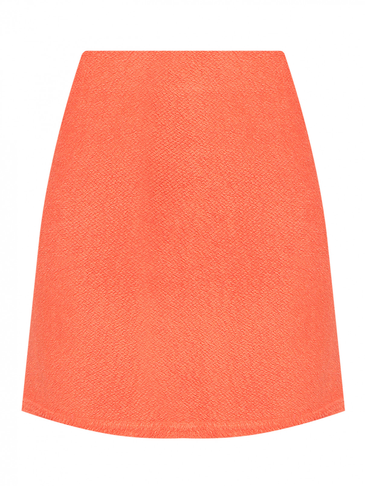 Мини юбка-трапеция Dorothee Schumacher  –  Общий вид  – Цвет:  Оранжевый
