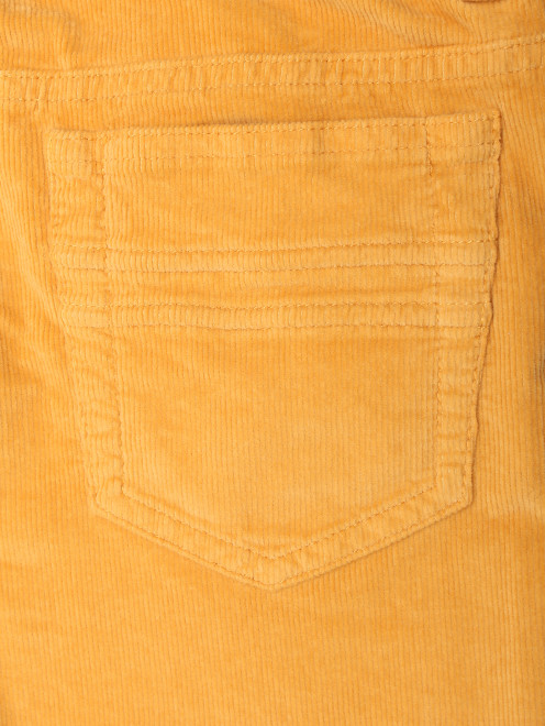 Прямые брюки из микровельвета - Деталь1
