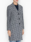 Пальто из буклированной ткани с узором "клетка" Max&Co  –  МодельВерхНиз