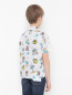 Хлопковая рубашка с коротким рукавом Barrow Kids  –  МодельВерхНиз1