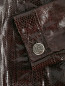 Куртка из фактурной кожи с декоративными пуговицами Iceberg  –  Деталь1