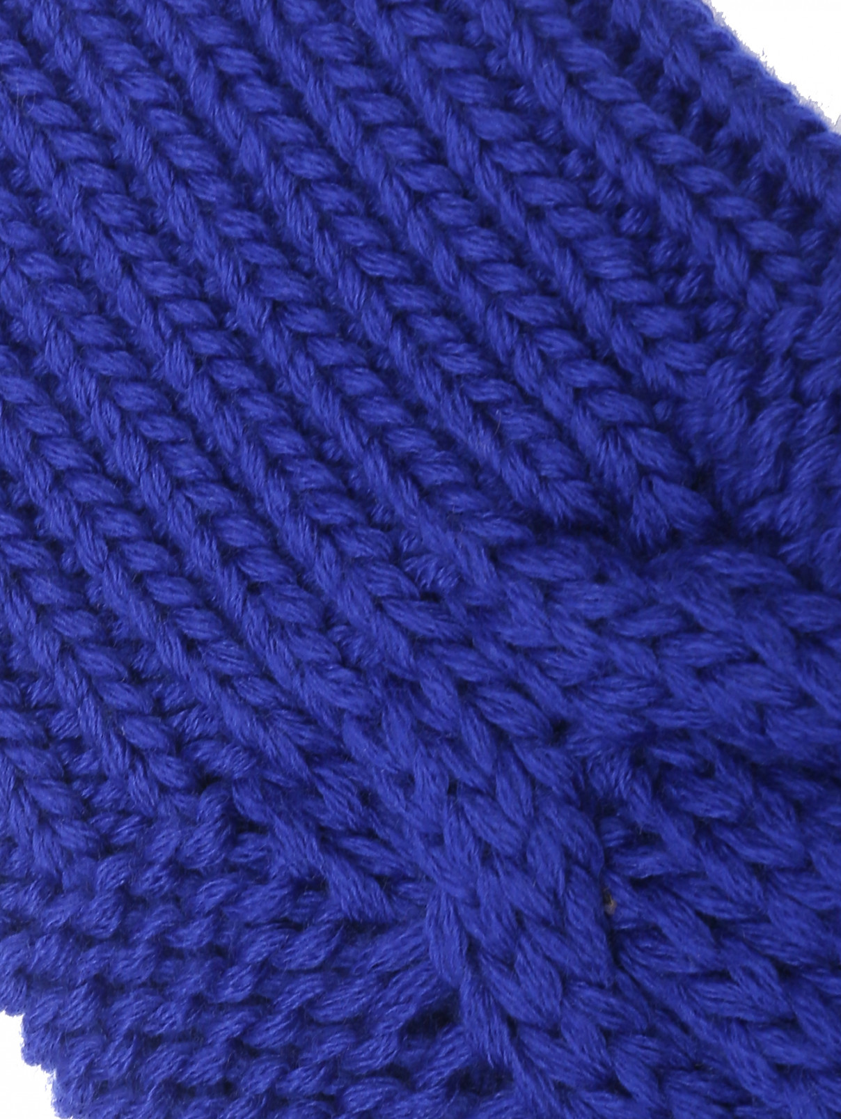 Свитер из шерсти с узором косы Alberta Ferretti  –  Деталь1  – Цвет:  Синий