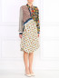 Платье-рубашка из шелка с узорами Jean Paul Gaultier  –  Модель Общий вид