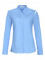 Блуза из хлопка с длинными рукавами Jil Sander  –  Общий вид