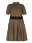 Платье-мини из шерсти с кружевной отделкой P.A.R.O.S.H.  –  Общий вид