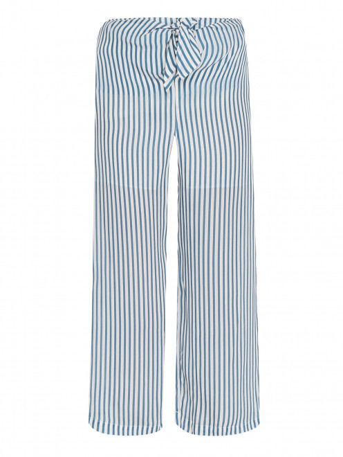 Укороченные брюки с узором полоска PennyBlack - Общий вид