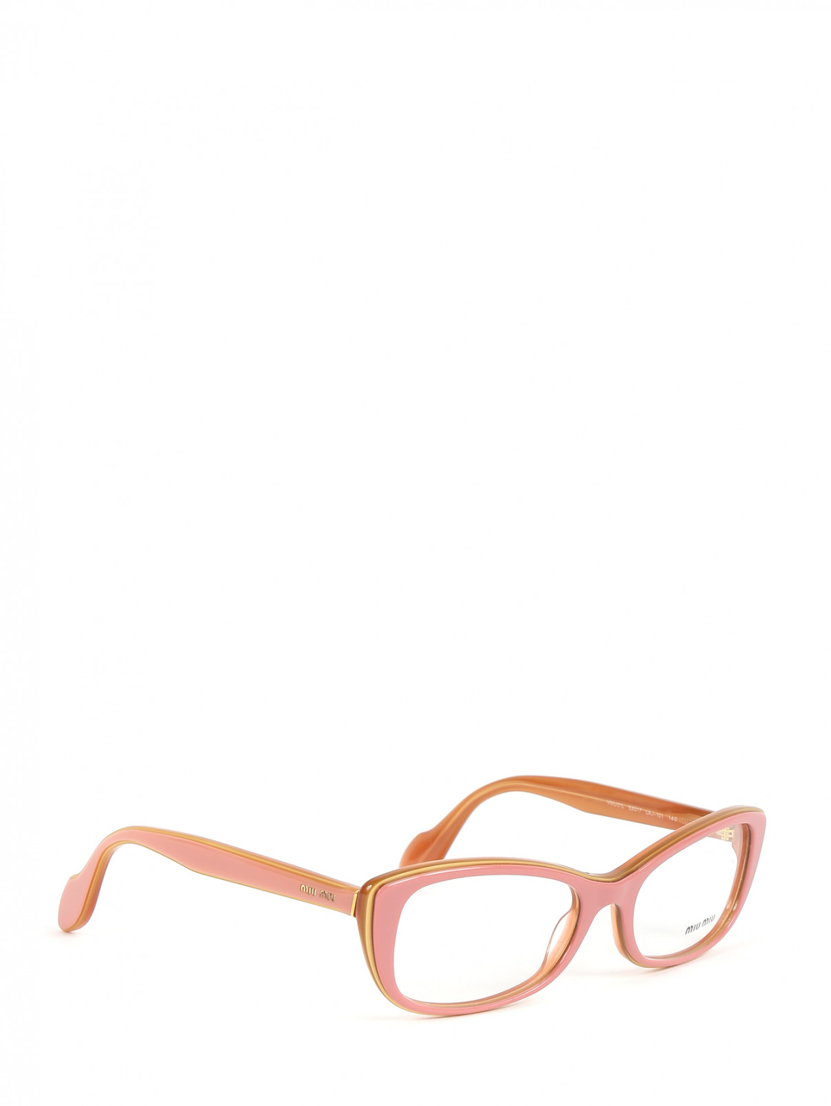 Оправа для очков из пластика Miu Miu  –  Обтравка1  – Цвет:  Розовый