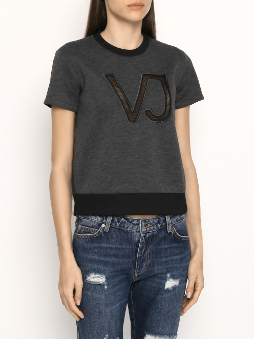 Толстовка с короткими рукавами Versace Jeans - МодельВерхНиз