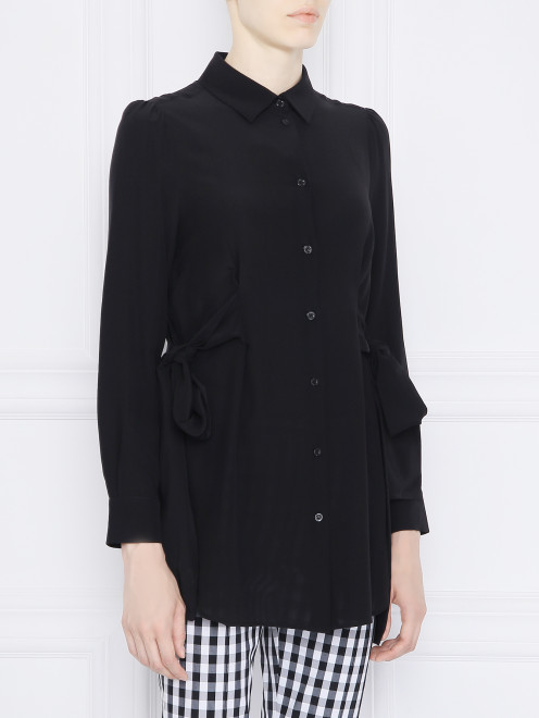 Удлиненная блуза из шелка BOUTIQUE MOSCHINO - МодельВерхНиз