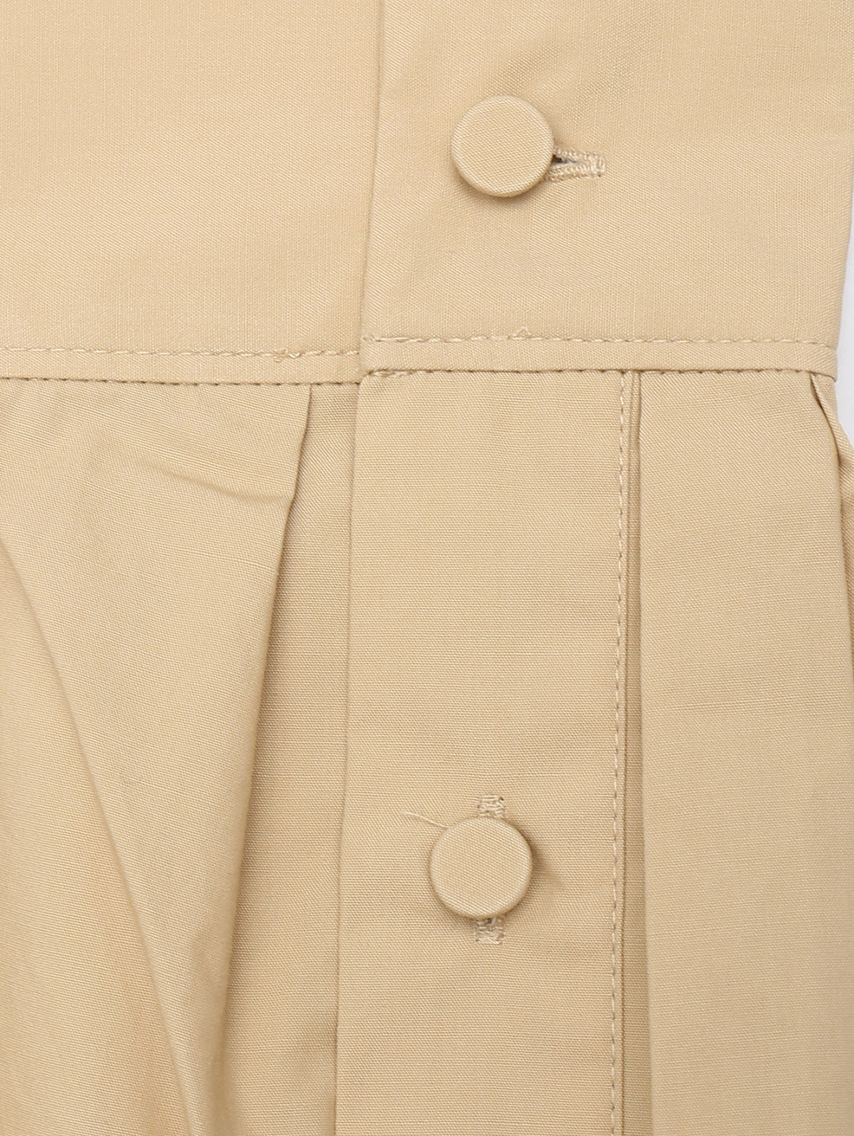 Блуза из хлопка с бантом 3.1 Phillip Lim  –  Деталь  – Цвет:  Бежевый