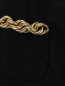 Стеганая юбка-карандаш с декоративной отделкой Moschino Couture  –  Деталь