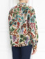 Рубашка из льна и шелка с цветочным узором Philosophy di Lorenzo Serafini  –  Модель Верх-Низ1
