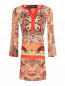 Платье из вискозы и шелка с узором Etro  –  Общий вид