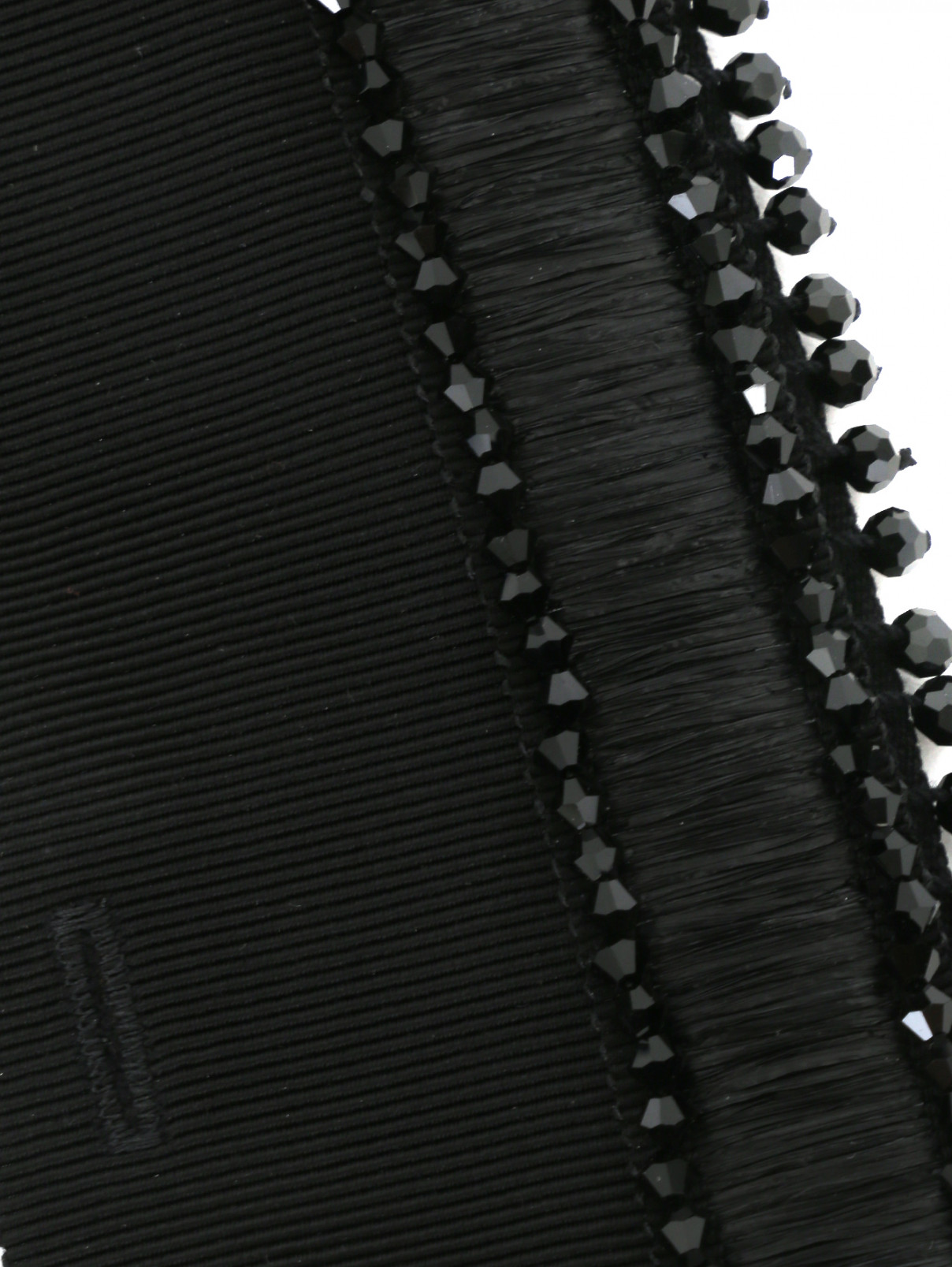 Манжеты из хлопка декорированные бусинами Max Mara  –  Деталь  – Цвет:  Черный