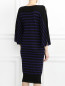 Платье с узором "полоска" Jean Paul Gaultier  –  Модель Верх-Низ1