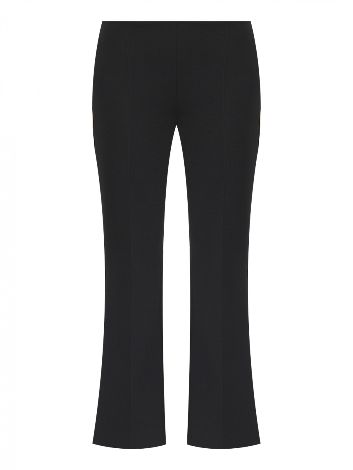 Трикотажные брюки-клеш Sonia Rykiel  –  Общий вид  – Цвет:  Черный