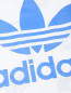 Майка из хлопка с логотипом Adidas Originals  –  Деталь