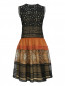 Платье из хлопка с узором Alberta Ferretti  –  Общий вид