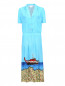 Платье-миди с декоративным узором Stella Jean  –  Общий вид