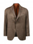 Пиджак однобортный из кашемира и шелка Isaia  –  Общий вид