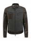 Куртка из шерсти с кожаными вставками Dsquared2  –  Общий вид