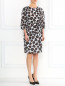Шелковое платье свободного кроя Moschino Boutique  –  Модель Общий вид
