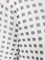 Платье из шелка и хлопка с узором и рукавами 3/4 Jil Sander  –  Деталь