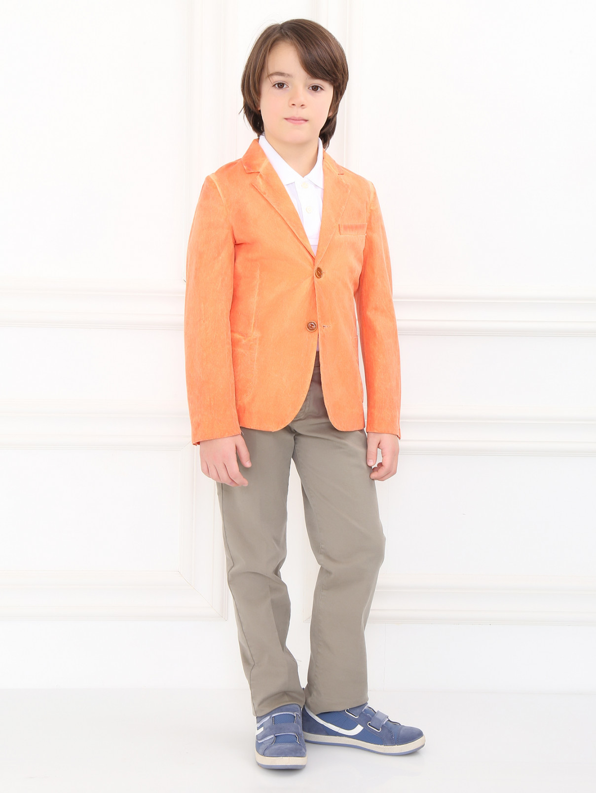 Пиджак с эффектом "деграде" MiMiSol  –  Модель Общий вид  – Цвет:  Оранжевый