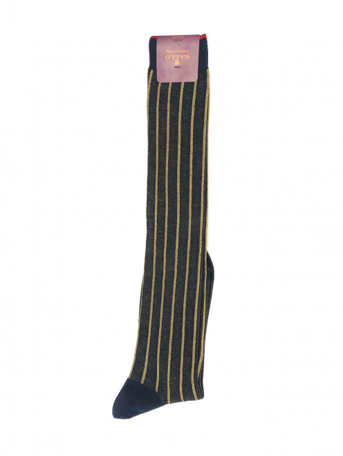 Носки из хлопка с узором полоска  - Общий вид