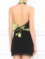 Платье-мини из шелка с открытой спиной Moschino Cheap&Chic  –  Модель Верх-Низ1