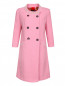 Пальто из шерсти с аппликаций из бусин Femme by Michele R.  –  Общий вид