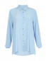 Блуза свободного кроя на пуговицах Marina Sport  –  Общий вид