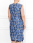 Платье-футляр без рукавов с цветочным узором Marina Rinaldi  –  Модель Верх-Низ1