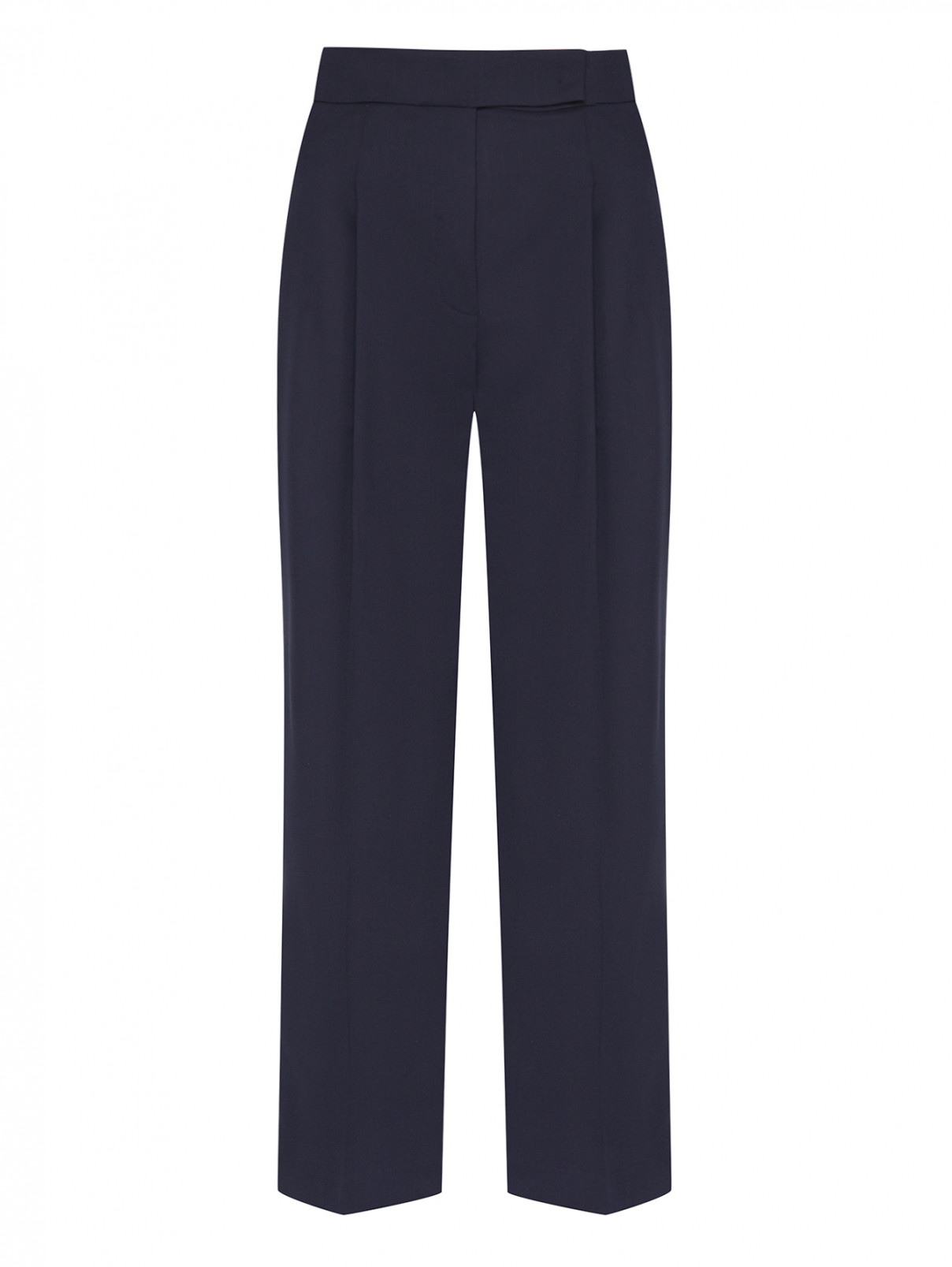 Свободные брюки с защипами Luisa Spagnoli  –  Общий вид  – Цвет:  Черный