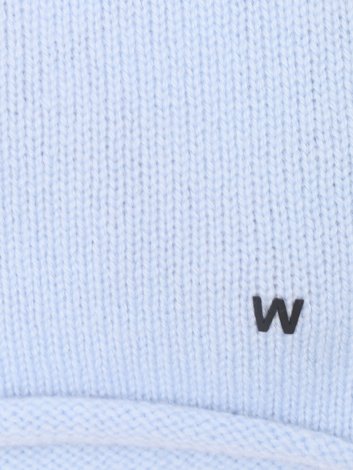 Шапка из кашемира мелкой вязки Weekend Max Mara  –  Деталь  – Цвет:  Синий