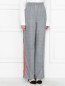 Брюки из шерсти с узором и контрастной отделкой Calvin Klein 205W39NYC  –  МодельВерхНиз
