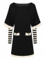 Платье из шерсти с контрастной отделкой Luisa Spagnoli  –  Общий вид