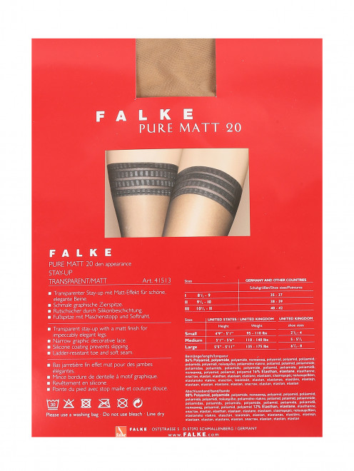 Чулки плотностью 20 ден  Falke - Обтравка1