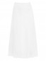 Плиссированная юбка-миди из смешанного хлопка Ermanno Scervino  –  Общий вид
