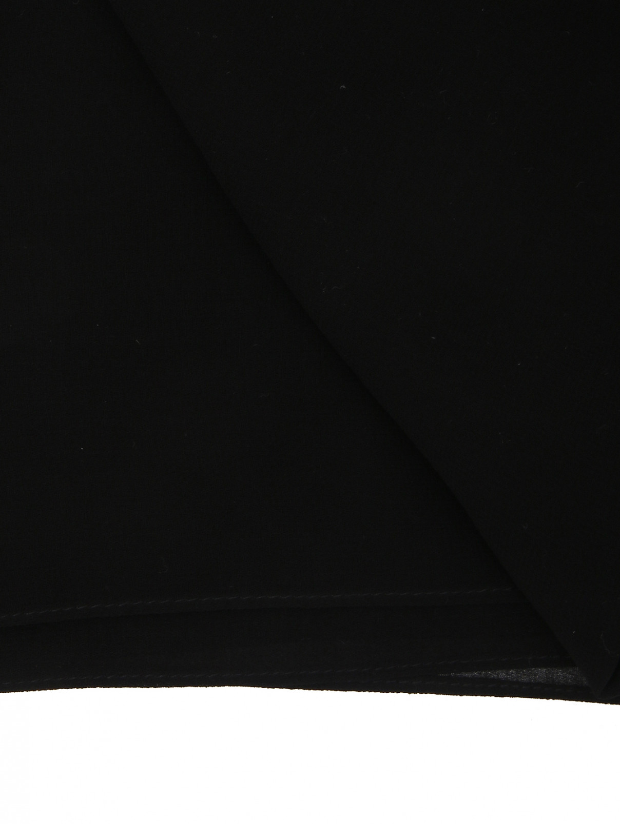 Однотонный шарф-снуд Persona by MR  –  Деталь1  – Цвет:  Черный