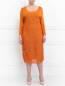 Платье-миди со вставкой из кружева Marina Rinaldi  –  Модель Общий вид