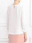 Блуза декорированная цветочным кружевом Moschino Boutique  –  Модель Верх-Низ1