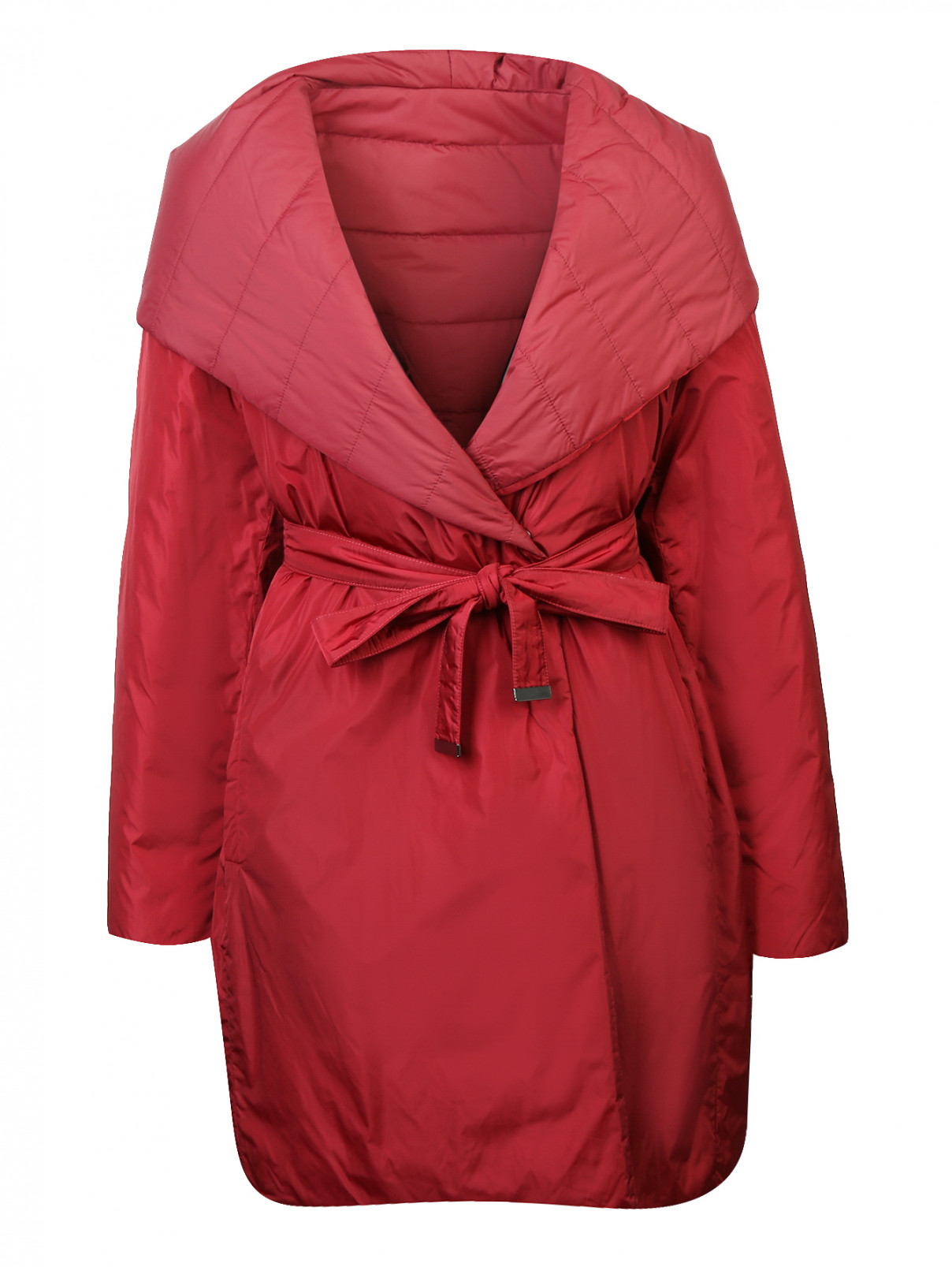 Двухсторонняя куртка с капюшоном Persona by Marina Rinaldi  –  Общий вид  – Цвет:  Красный