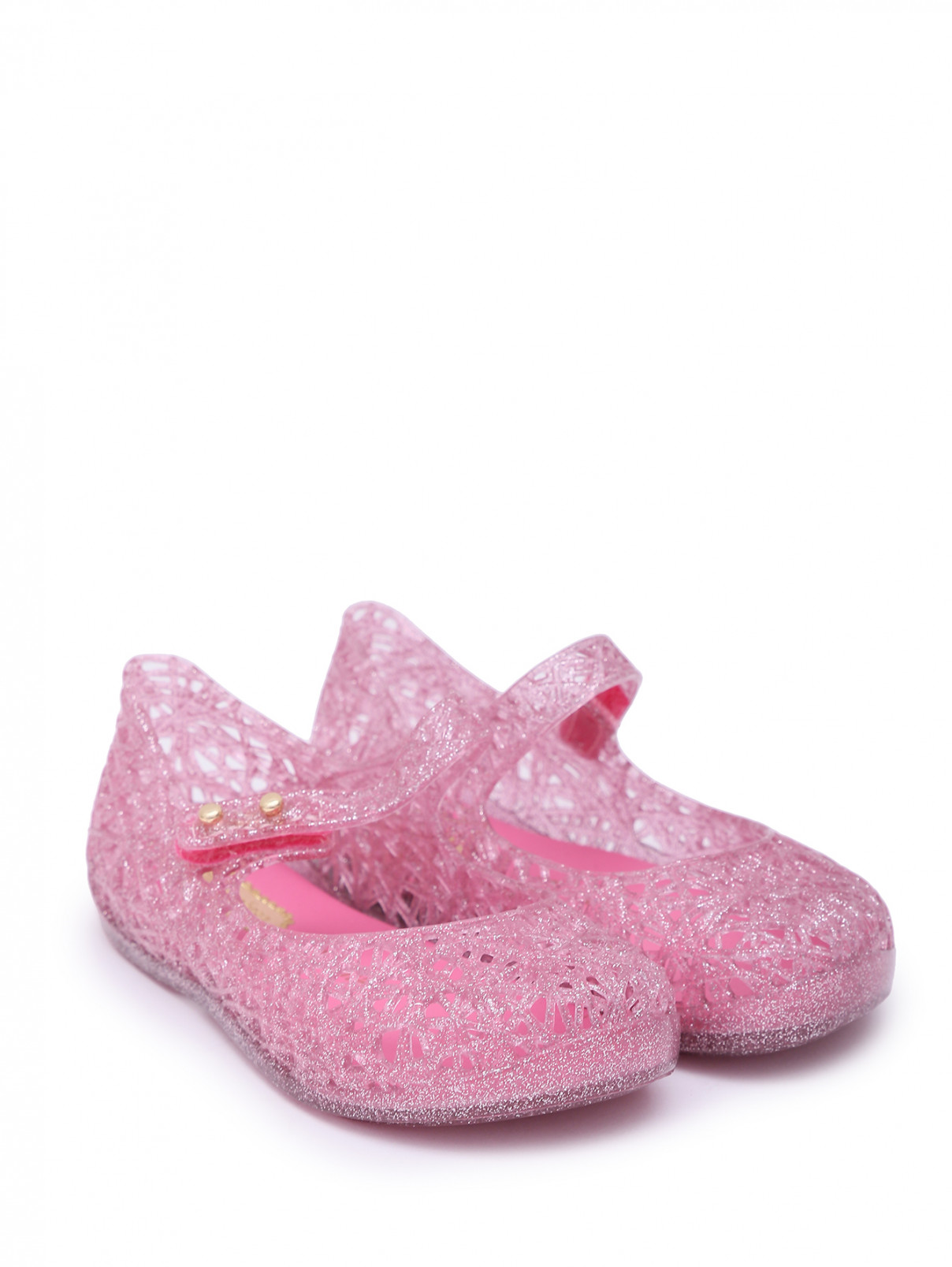 Сандалии на липучке Melissa  –  Общий вид  – Цвет:  Розовый