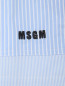 Шорты из комбинированной ткани на завязках MSGM  –  Деталь1