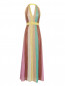 Трикотажное платье-макси с узором полоска M Missoni  –  Общий вид