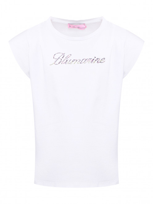 Футболка со стразами Miss Blumarine - Общий вид